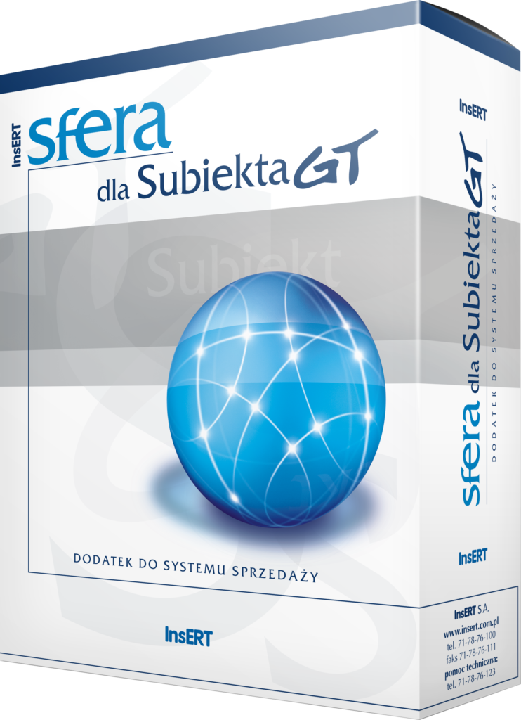 InsERT Subiekt GT – Sfera dla Subiekt GT